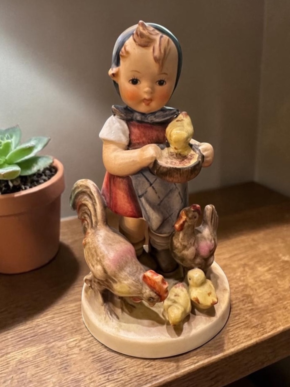 Vintage Hummel “Barnyard Hero” HUM 195/1 Figurine – Goebel Western Germany